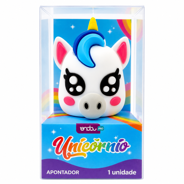 Apontador Onda Unicornio Azul
