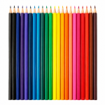 Lápis de Cor Onda 24 Cores Sextavado Escolar