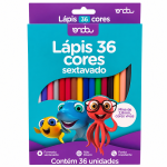 Lápis de Cor Onda 36 Cores Sextavado Escolar