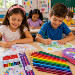 Ecolápis De Cor Faber Castell 12+2 Coleção Unicórnio