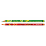 Ecolápis De Cor Faber Castell 12+2 Coleção Dinossauro