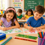 Ecolápis De Cor Faber Castell 12+2 Coleção Dinossauro