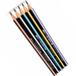 Lapis HB -222 Preto Jumbo Noris Linha Pastel