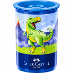 APONTADOR FABER CASTELL DINOSSAURO 123 DEPOSITO VERDE E AZUL