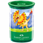 APONTADOR FABER CASTELL DINOSSAURO 123 DEPOSITO VERDE E AZUL