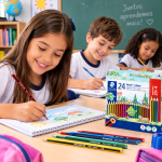 Lápis de Cor Staedtler 24 Cores Sextavado Escolar