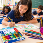 Lápis de Cor Staedtler Noris 36 Cores Sextavado Escolar