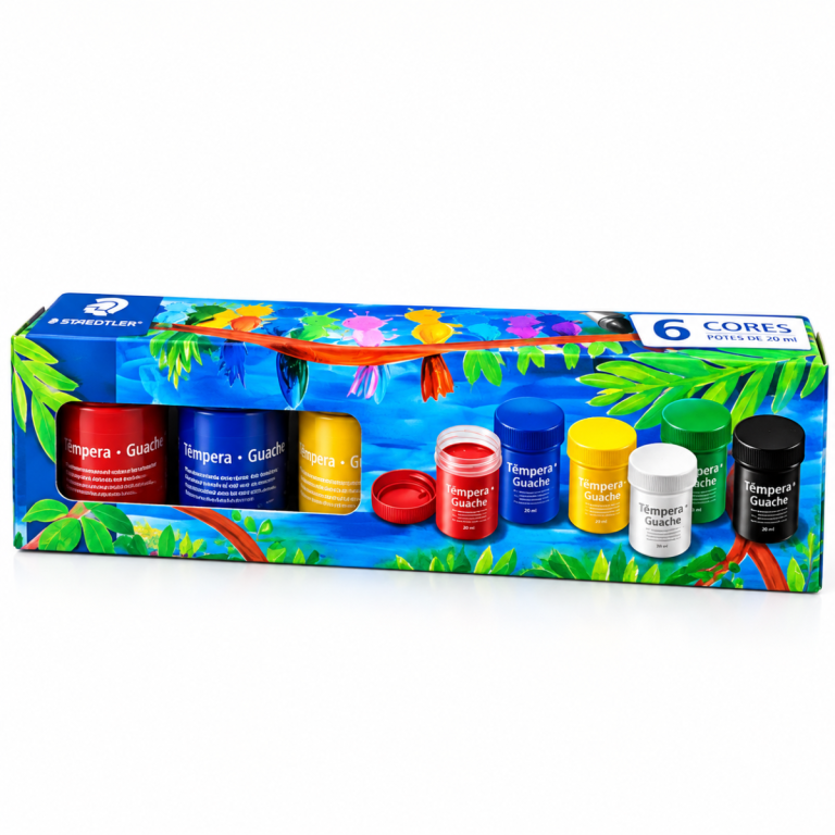 Tinta Guache Staedtler 6 Cores 20ml