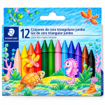 Big Giz De Cera Grosso 12 Cores Jumbo Staedtler