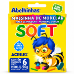 Massinha De Modelar Infantil 6 Cores Acrilex