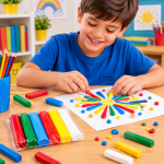 Massinha De Modelar Infantil 6 Cores Acrilex