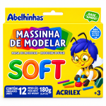 Massinha De Modelar Infantil 12 Cores Acrilex