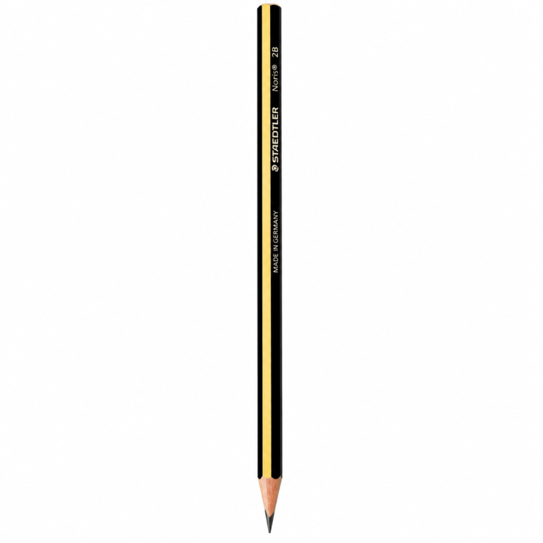 Lapis HB -118 Preto Jumbo Noris Linha Pastel Amarelo