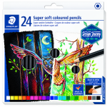 Lápis De Cor 24 Cores Super Soft - Staedtler