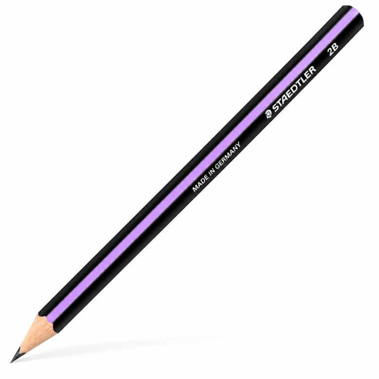 Lapis HB -602 Preto Jumbo Noris Linha Pastel Lilás