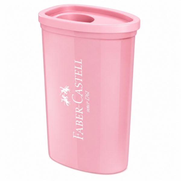 APONTADOR FABER CASTELL TRIANGULAR VARIADOS Rosa Pastel