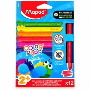 Lápis de Cor Maped Color’Peps Infinity 12 Cores
