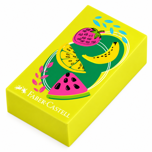 BORRACHA FABER CASTELL GLIMMER BOTANICA VARIADOS Amarelo