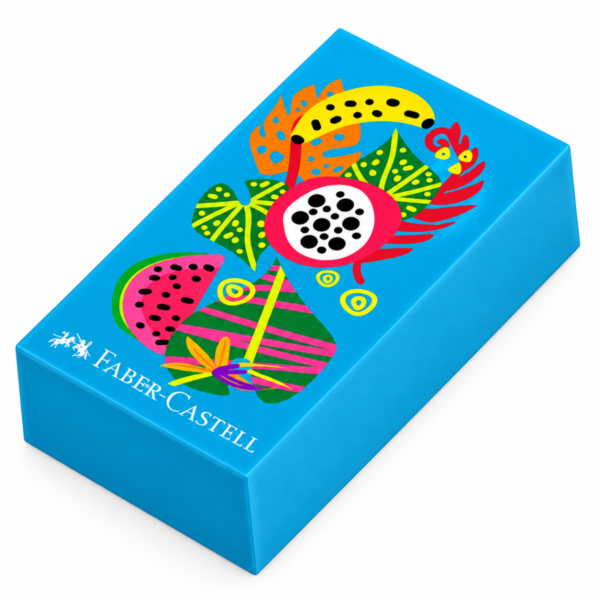 BORRACHA FABER CASTELL GLIMMER BOTANICA VARIADOS Azul