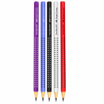 LAPIS PRETO FABER CASTELL GRIP 2001 CORES SORTIDAS