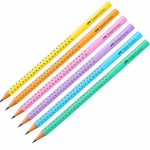 LAPIS PRETO FABER CASTELL GRIP 2001 CORES SORTIDAS
